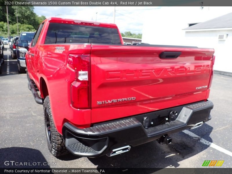 Red Hot / Jet Black 2020 Chevrolet Silverado 1500 Custom Trail Boss Double Cab 4x4