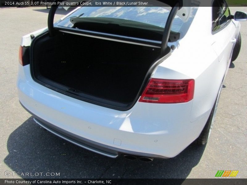 Ibis White / Black/Lunar Silver 2014 Audi S5 3.0T Premium Plus quattro Coupe