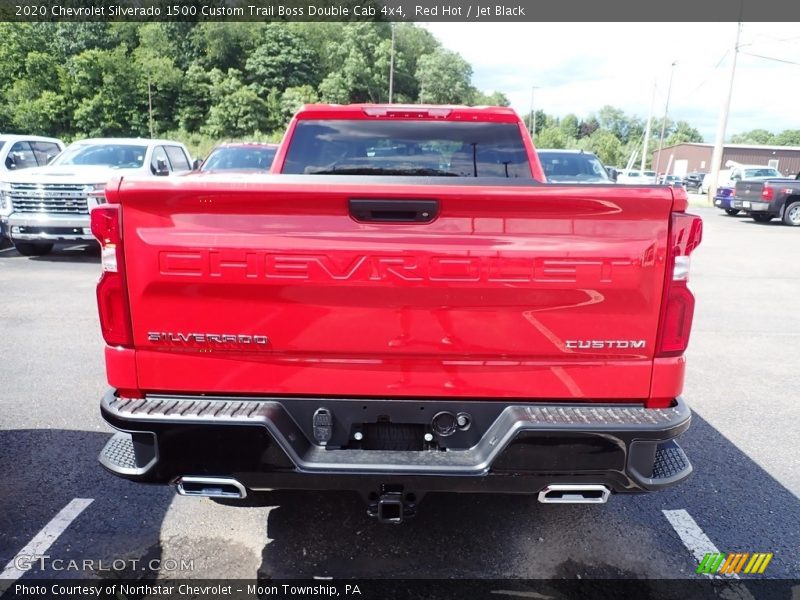 Red Hot / Jet Black 2020 Chevrolet Silverado 1500 Custom Trail Boss Double Cab 4x4