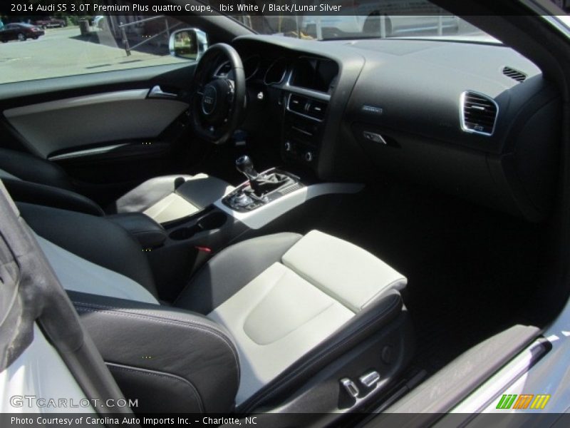 Ibis White / Black/Lunar Silver 2014 Audi S5 3.0T Premium Plus quattro Coupe