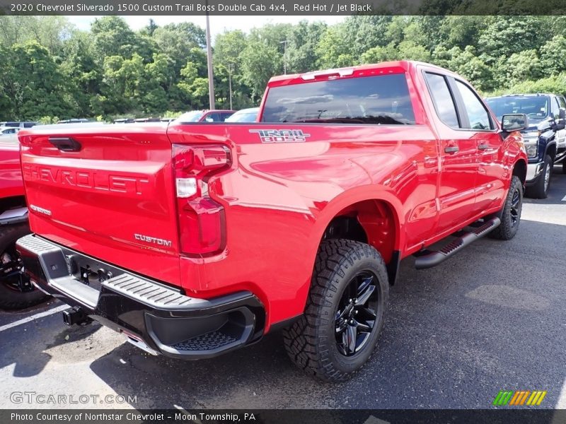 Red Hot / Jet Black 2020 Chevrolet Silverado 1500 Custom Trail Boss Double Cab 4x4