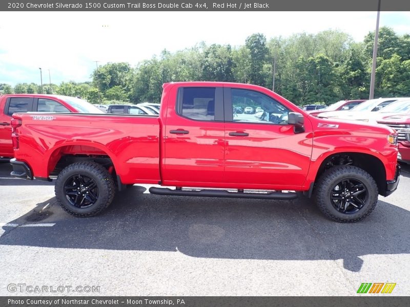 Red Hot / Jet Black 2020 Chevrolet Silverado 1500 Custom Trail Boss Double Cab 4x4