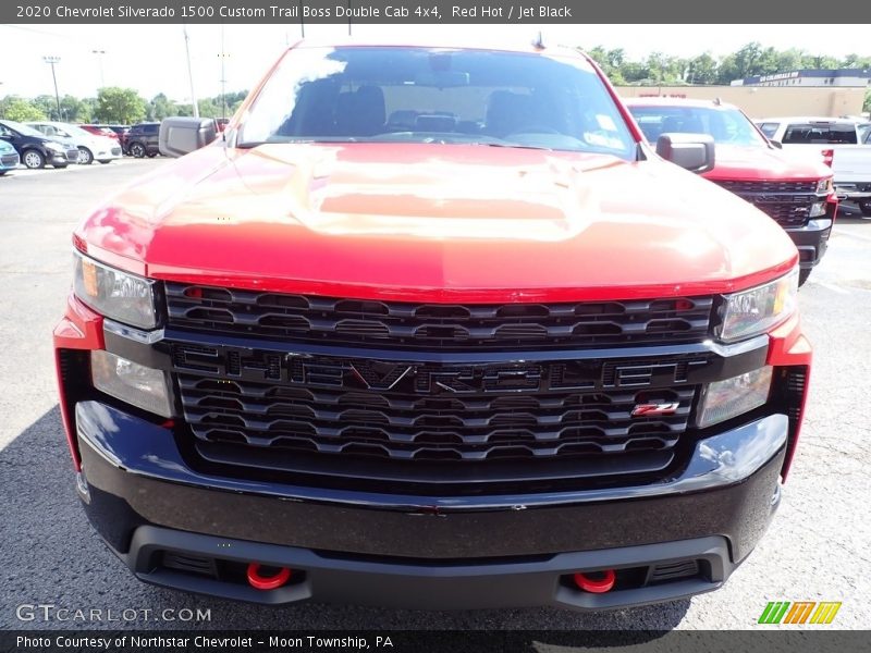 Red Hot / Jet Black 2020 Chevrolet Silverado 1500 Custom Trail Boss Double Cab 4x4