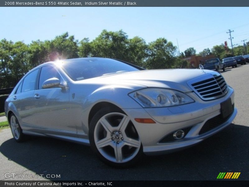 Iridium Silver Metallic / Black 2008 Mercedes-Benz S 550 4Matic Sedan