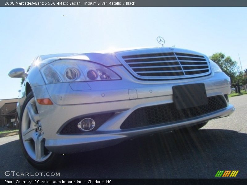 Iridium Silver Metallic / Black 2008 Mercedes-Benz S 550 4Matic Sedan