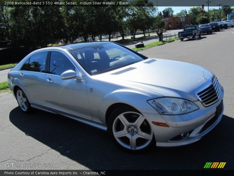 Iridium Silver Metallic / Black 2008 Mercedes-Benz S 550 4Matic Sedan