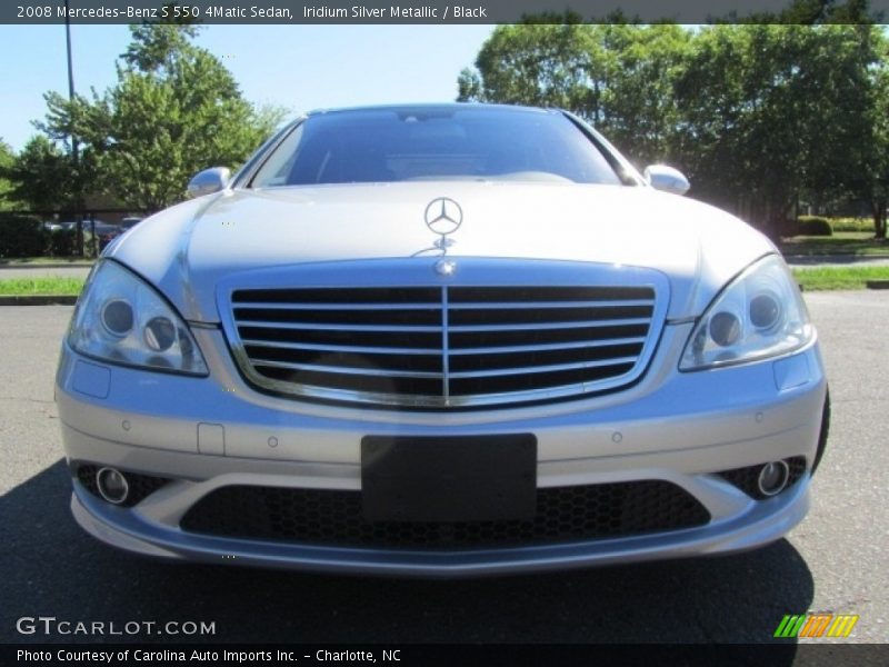 Iridium Silver Metallic / Black 2008 Mercedes-Benz S 550 4Matic Sedan