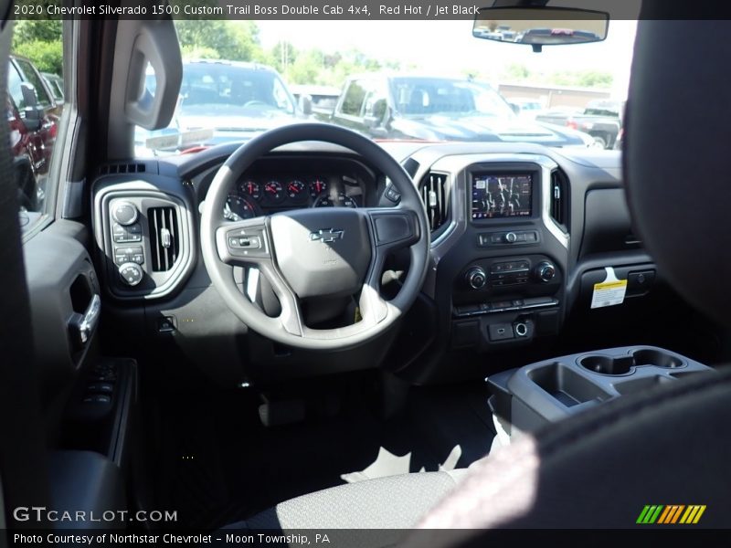 Red Hot / Jet Black 2020 Chevrolet Silverado 1500 Custom Trail Boss Double Cab 4x4