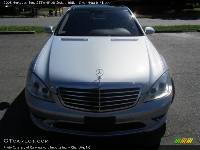 Iridium Silver Metallic / Black 2008 Mercedes-Benz S 550 4Matic Sedan