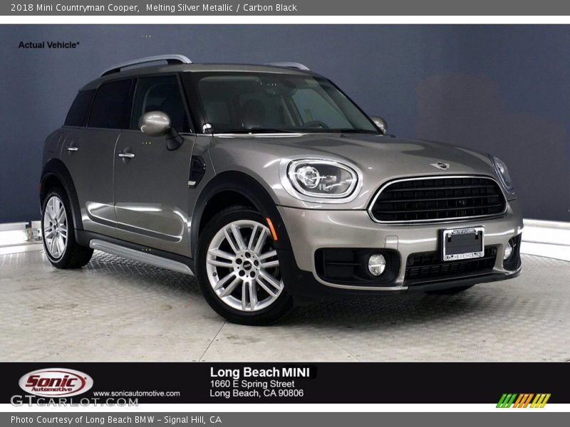 Melting Silver Metallic / Carbon Black 2018 Mini Countryman Cooper