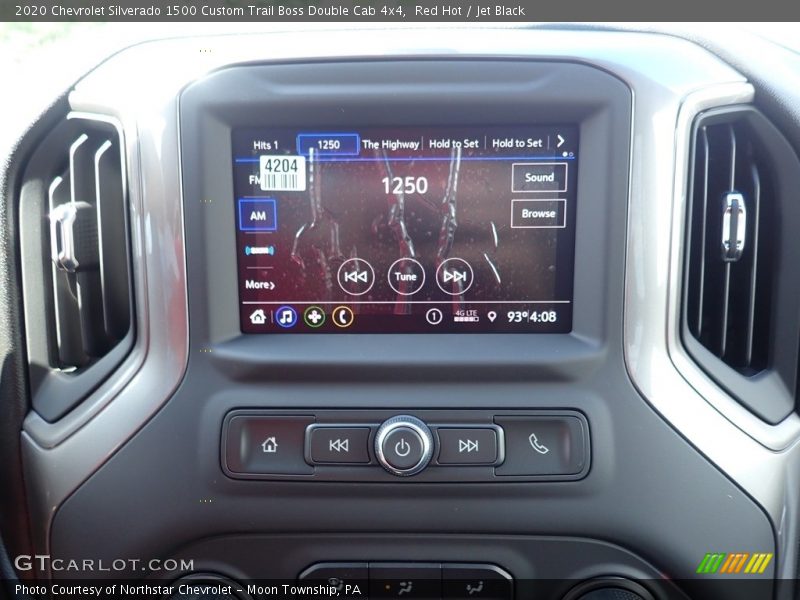 Red Hot / Jet Black 2020 Chevrolet Silverado 1500 Custom Trail Boss Double Cab 4x4