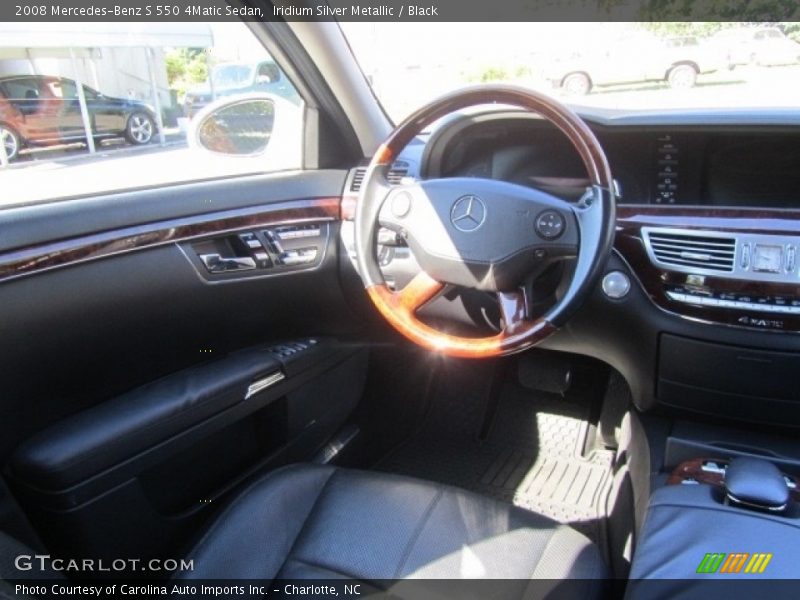 Iridium Silver Metallic / Black 2008 Mercedes-Benz S 550 4Matic Sedan