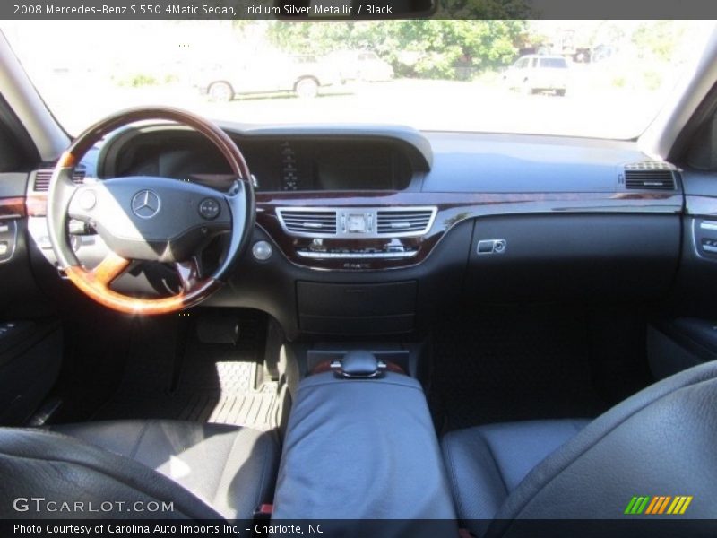 Iridium Silver Metallic / Black 2008 Mercedes-Benz S 550 4Matic Sedan