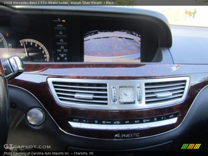 Iridium Silver Metallic / Black 2008 Mercedes-Benz S 550 4Matic Sedan