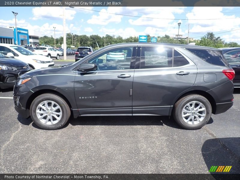 Nightfall Gray Metallic / Jet Black 2020 Chevrolet Equinox LT AWD
