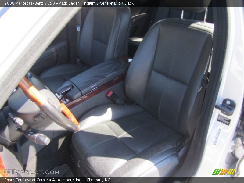 Iridium Silver Metallic / Black 2008 Mercedes-Benz S 550 4Matic Sedan