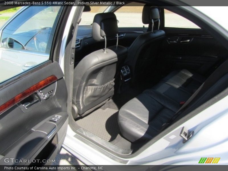 Iridium Silver Metallic / Black 2008 Mercedes-Benz S 550 4Matic Sedan