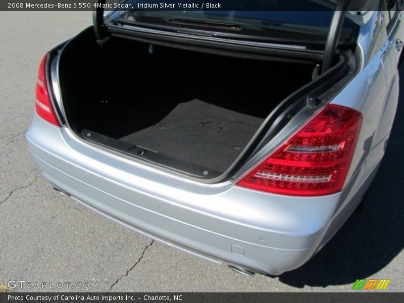 Iridium Silver Metallic / Black 2008 Mercedes-Benz S 550 4Matic Sedan