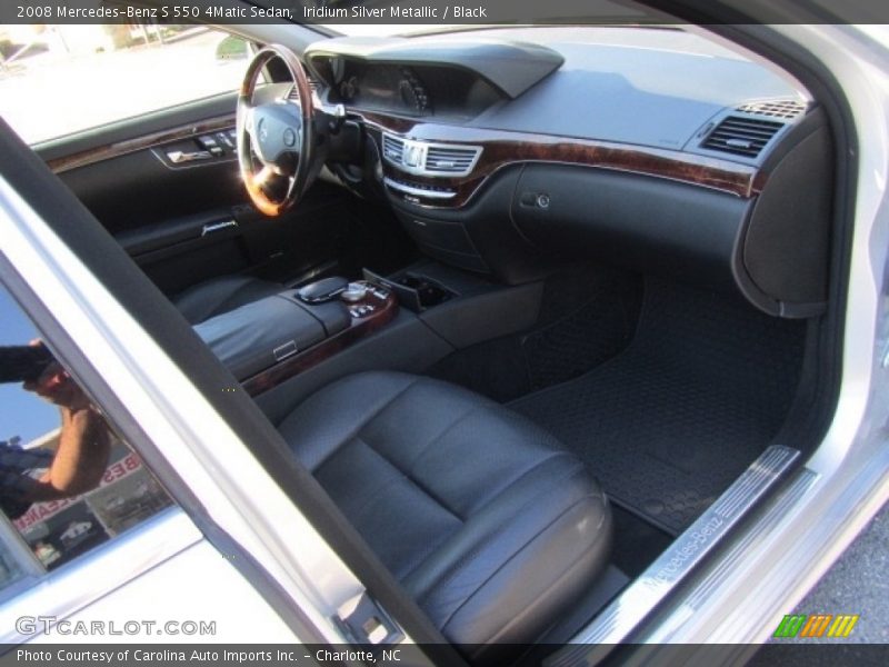 Iridium Silver Metallic / Black 2008 Mercedes-Benz S 550 4Matic Sedan