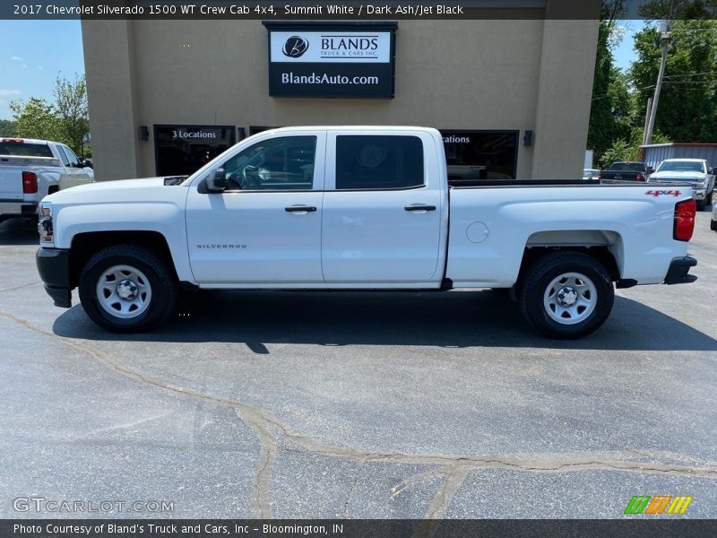 Summit White / Dark Ash/Jet Black 2017 Chevrolet Silverado 1500 WT Crew Cab 4x4