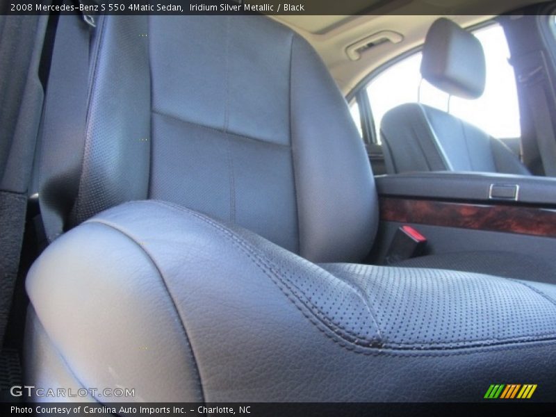 Iridium Silver Metallic / Black 2008 Mercedes-Benz S 550 4Matic Sedan