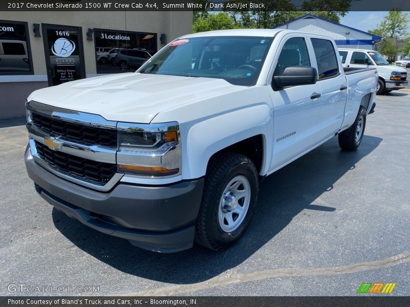 Summit White / Dark Ash/Jet Black 2017 Chevrolet Silverado 1500 WT Crew Cab 4x4