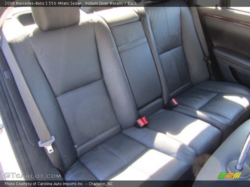 Iridium Silver Metallic / Black 2008 Mercedes-Benz S 550 4Matic Sedan
