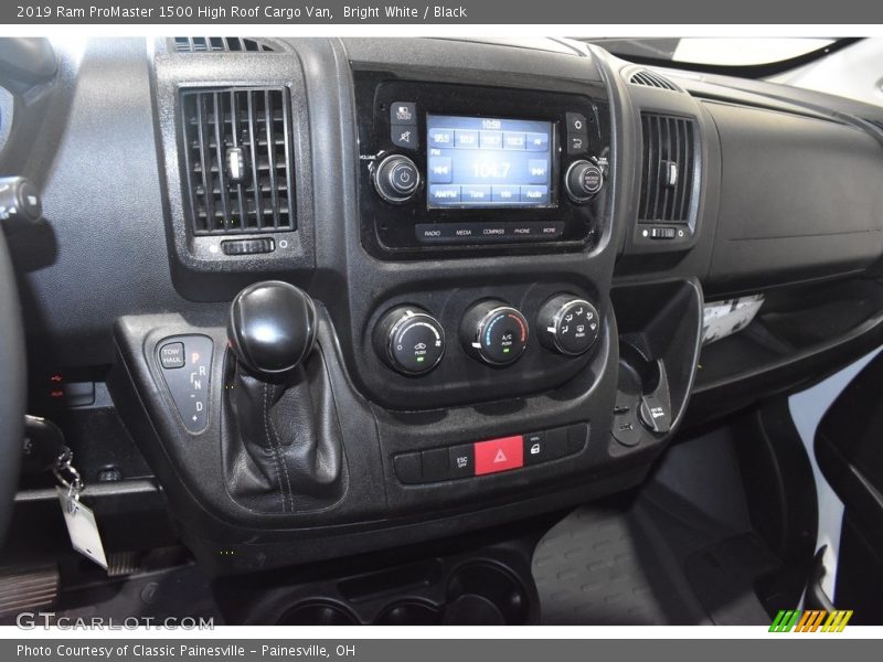 Bright White / Black 2019 Ram ProMaster 1500 High Roof Cargo Van