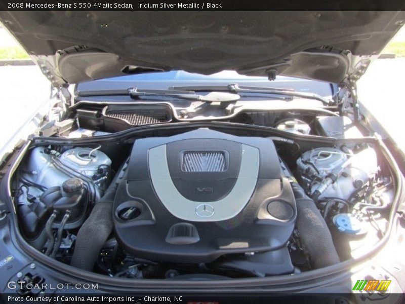 Iridium Silver Metallic / Black 2008 Mercedes-Benz S 550 4Matic Sedan