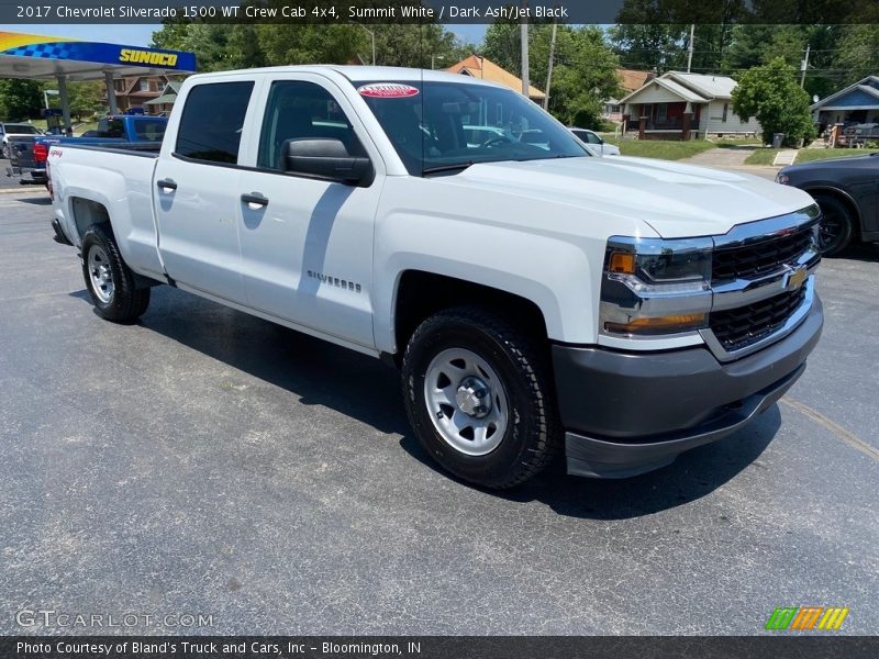 Summit White / Dark Ash/Jet Black 2017 Chevrolet Silverado 1500 WT Crew Cab 4x4