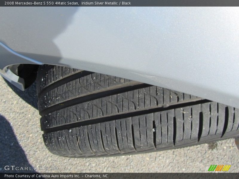 Iridium Silver Metallic / Black 2008 Mercedes-Benz S 550 4Matic Sedan