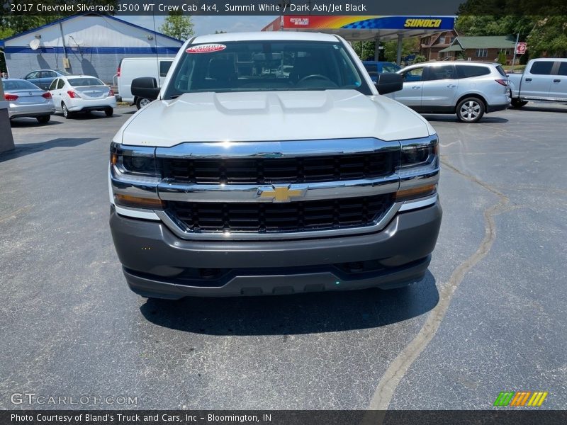 Summit White / Dark Ash/Jet Black 2017 Chevrolet Silverado 1500 WT Crew Cab 4x4