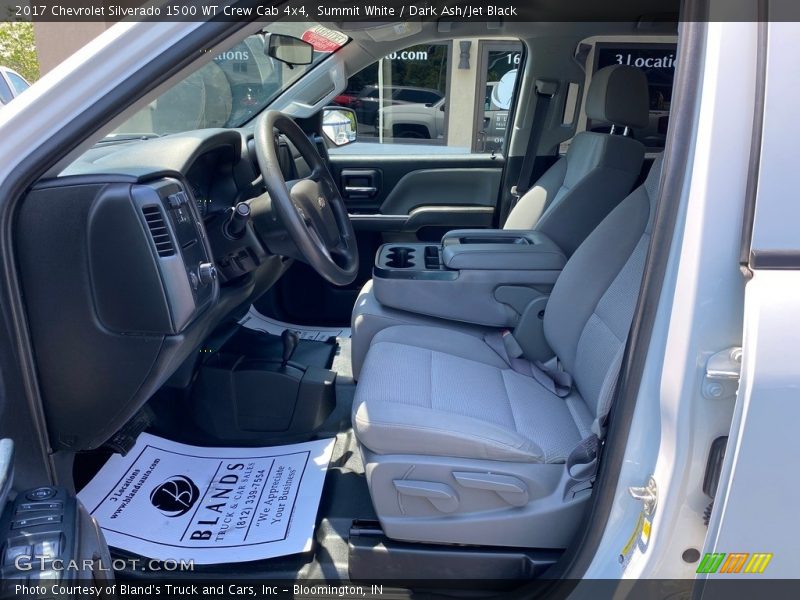 Summit White / Dark Ash/Jet Black 2017 Chevrolet Silverado 1500 WT Crew Cab 4x4