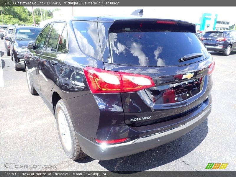 Midnight Blue Metallic / Jet Black 2020 Chevrolet Equinox LT AWD