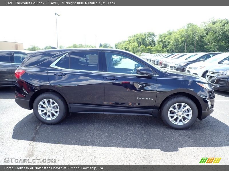 Midnight Blue Metallic / Jet Black 2020 Chevrolet Equinox LT AWD