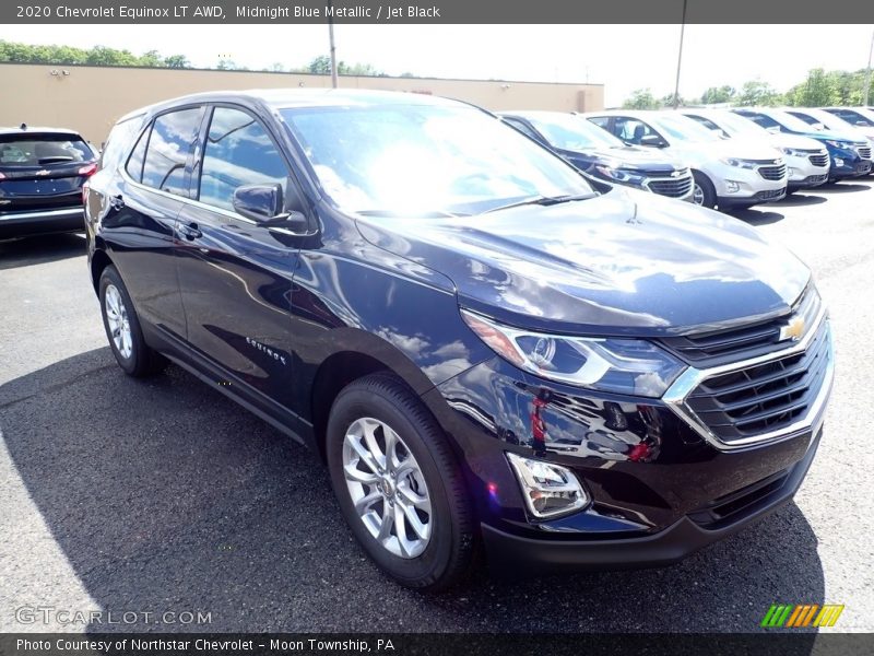 Midnight Blue Metallic / Jet Black 2020 Chevrolet Equinox LT AWD