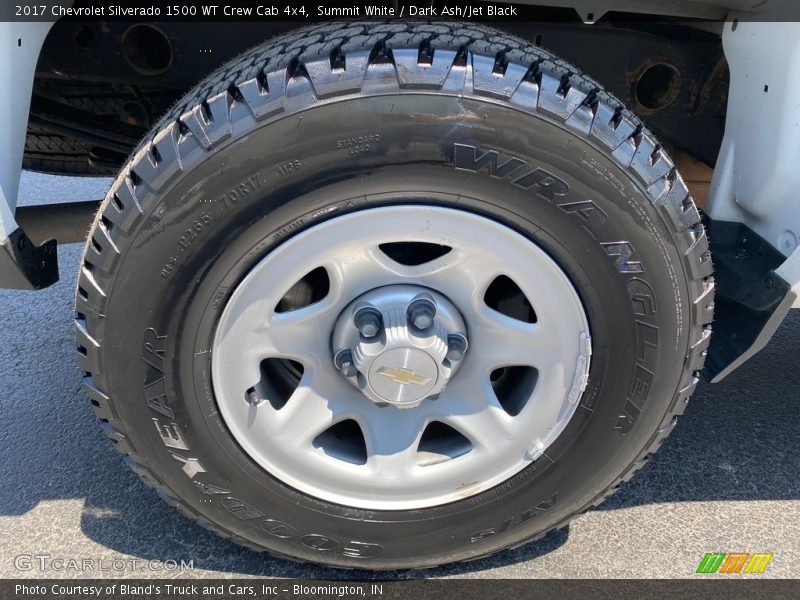 Summit White / Dark Ash/Jet Black 2017 Chevrolet Silverado 1500 WT Crew Cab 4x4