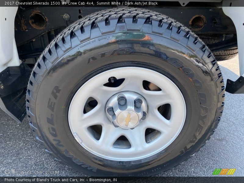 Summit White / Dark Ash/Jet Black 2017 Chevrolet Silverado 1500 WT Crew Cab 4x4