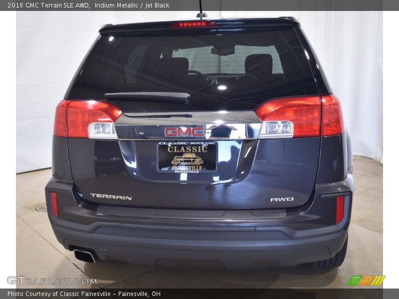 Iridium Metallic / Jet Black 2016 GMC Terrain SLE AWD
