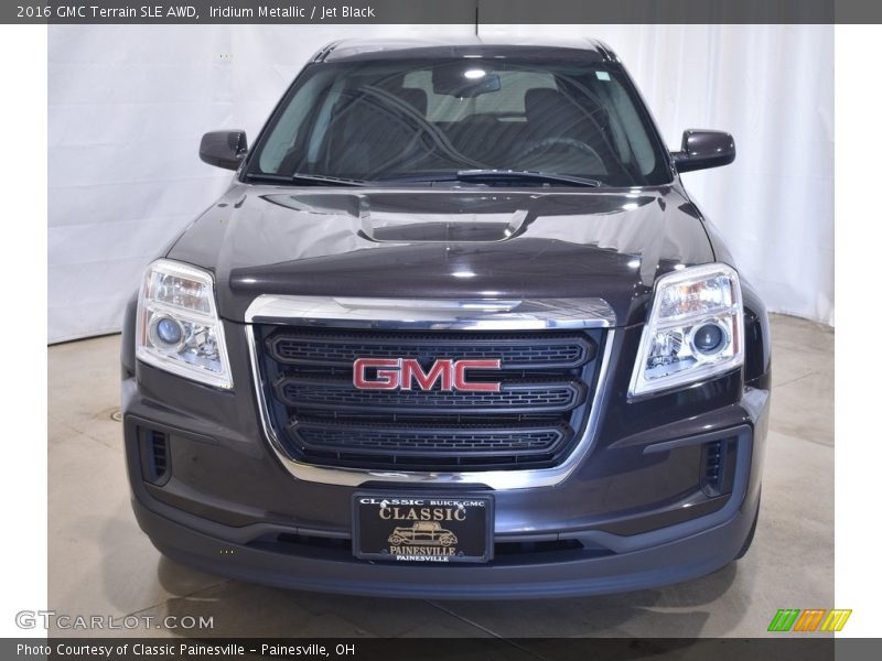 Iridium Metallic / Jet Black 2016 GMC Terrain SLE AWD