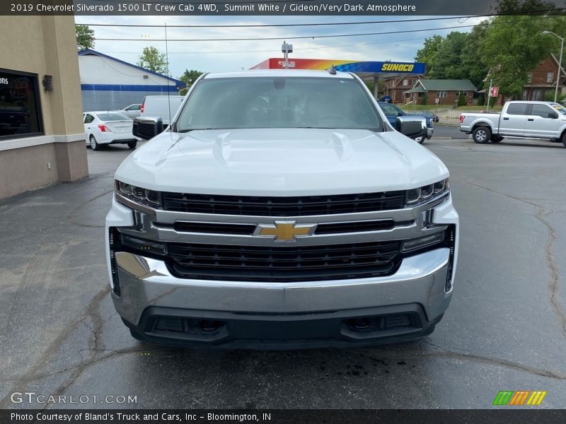 Summit White / Gideon/Very Dark Atmosphere 2019 Chevrolet Silverado 1500 LT Crew Cab 4WD