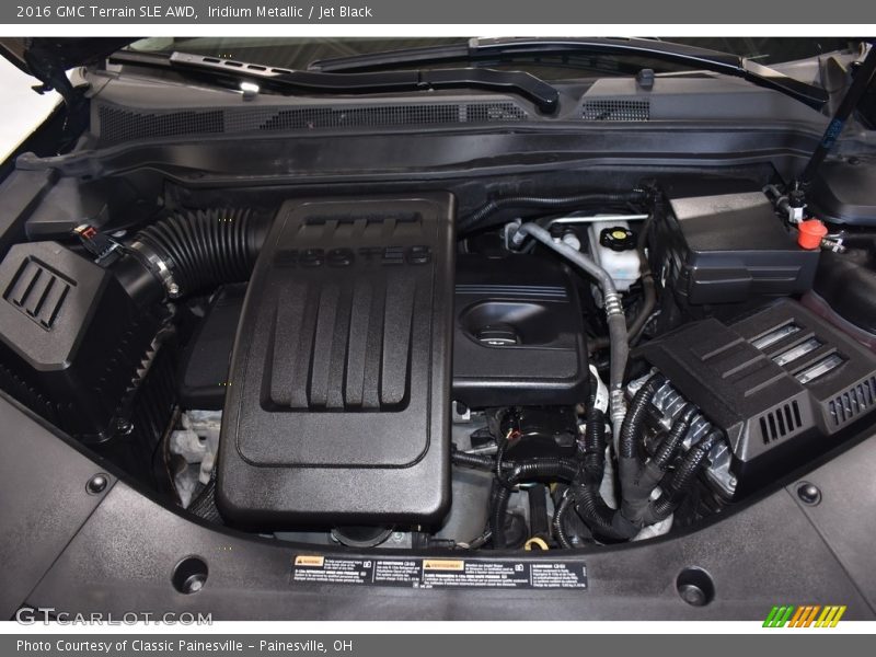 Iridium Metallic / Jet Black 2016 GMC Terrain SLE AWD
