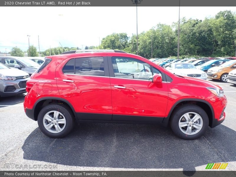 Red Hot / Jet Black 2020 Chevrolet Trax LT AWD