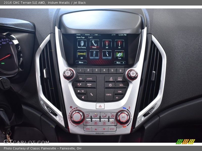 Iridium Metallic / Jet Black 2016 GMC Terrain SLE AWD