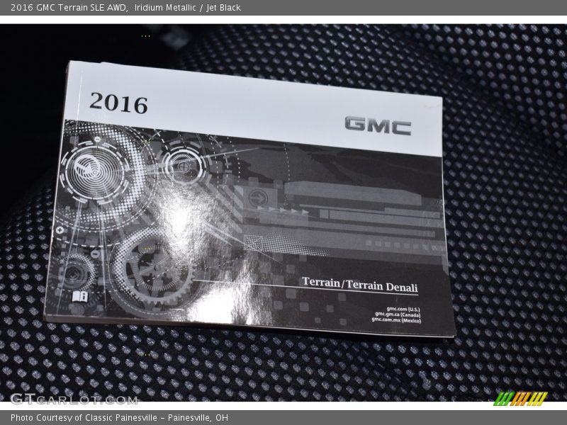 Iridium Metallic / Jet Black 2016 GMC Terrain SLE AWD