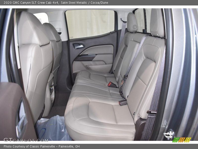 Satin Steel Metallic / Cocoa/Dune 2020 GMC Canyon SLT Crew Cab 4x4