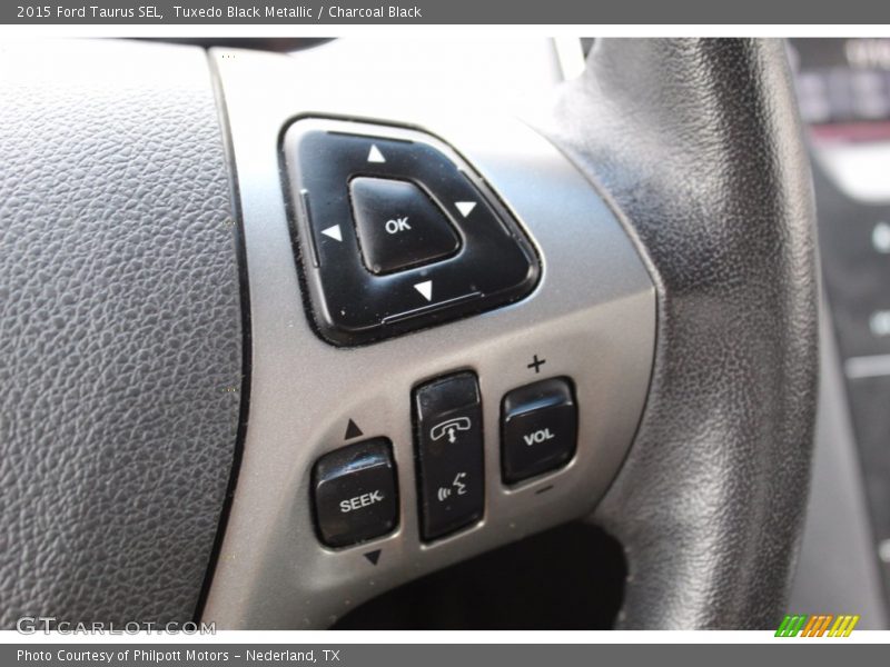 Tuxedo Black Metallic / Charcoal Black 2015 Ford Taurus SEL