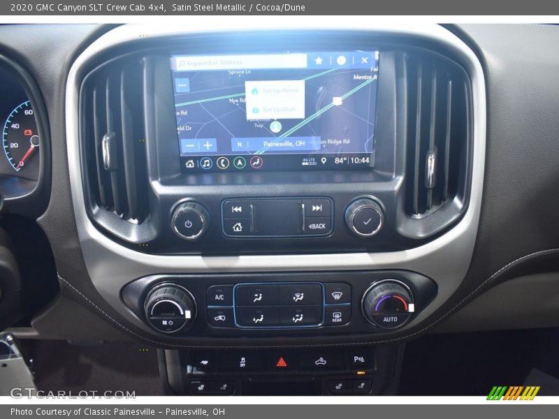 Satin Steel Metallic / Cocoa/Dune 2020 GMC Canyon SLT Crew Cab 4x4