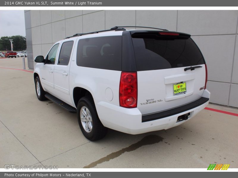 Summit White / Light Titanium 2014 GMC Yukon XL SLT