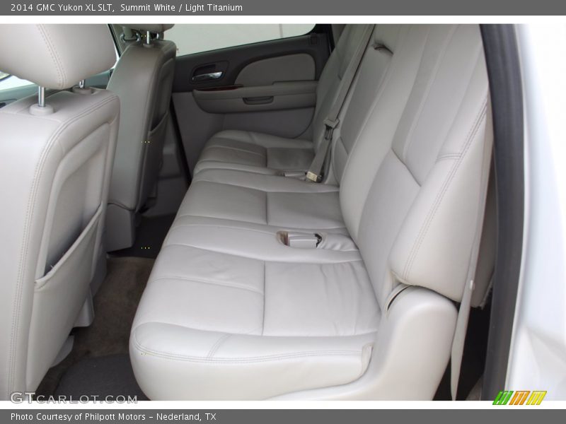 Rear Seat of 2014 Yukon XL SLT